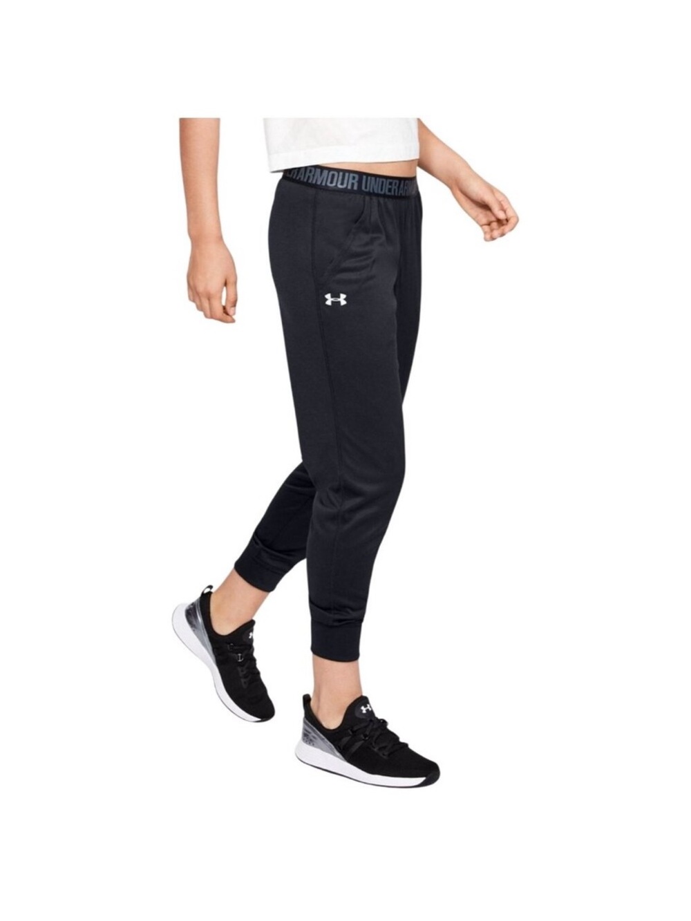 Women’s Under Armour Black Joggers - Picture 2 of 4